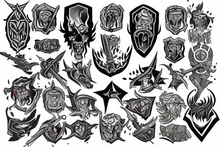 Horde shield tattoo idea