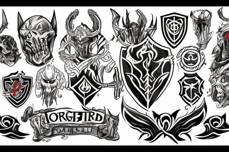 Horde shield tattoo idea