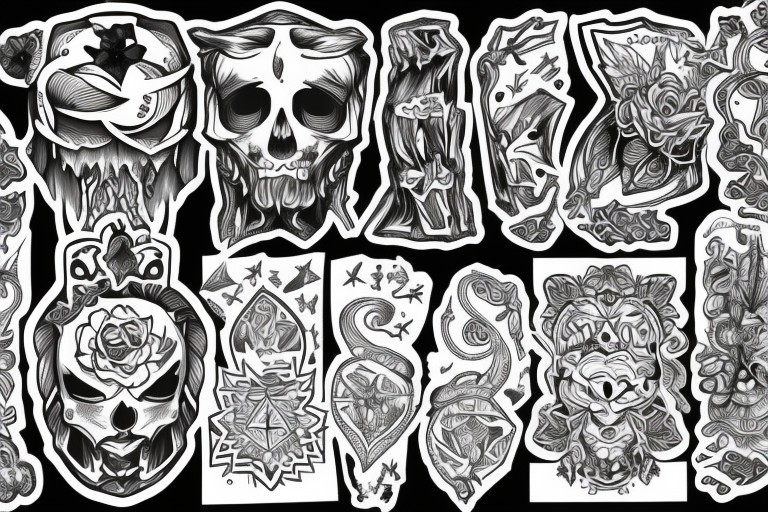 Sleeve horde symbols tattoo idea