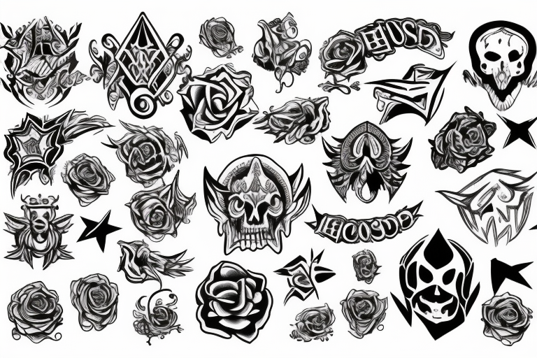 Sleeve horde symbols tattoo idea