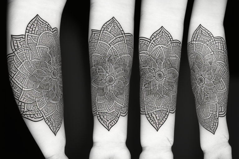 Dotwork mandala green diamond | Diamond tattoos, Tattoos for women, Unique  tattoos