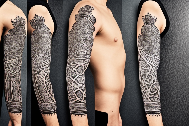 Diamond Sleeve Tattoo Designs