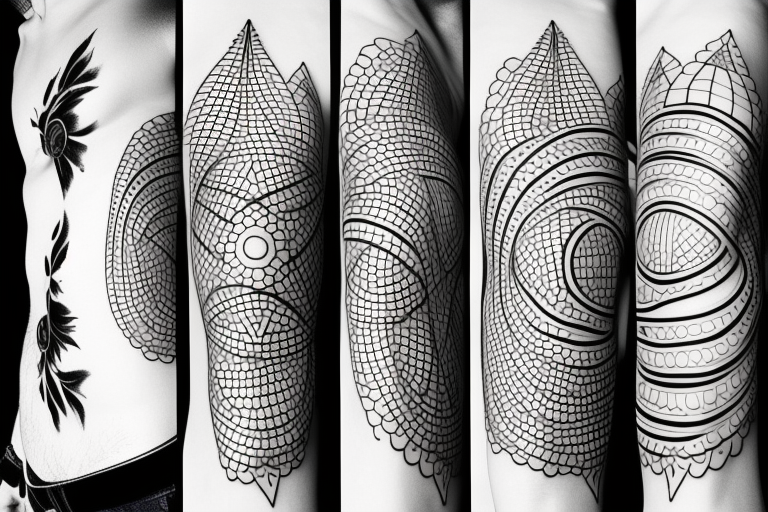 illusion sticks tattoo idea