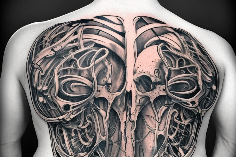 Second Life Marketplace - Biomechanical Chest Tattoo