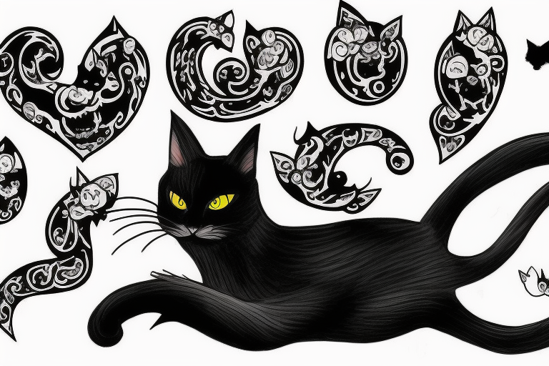 Tattoo Timelapse : Black Cat - YouTube