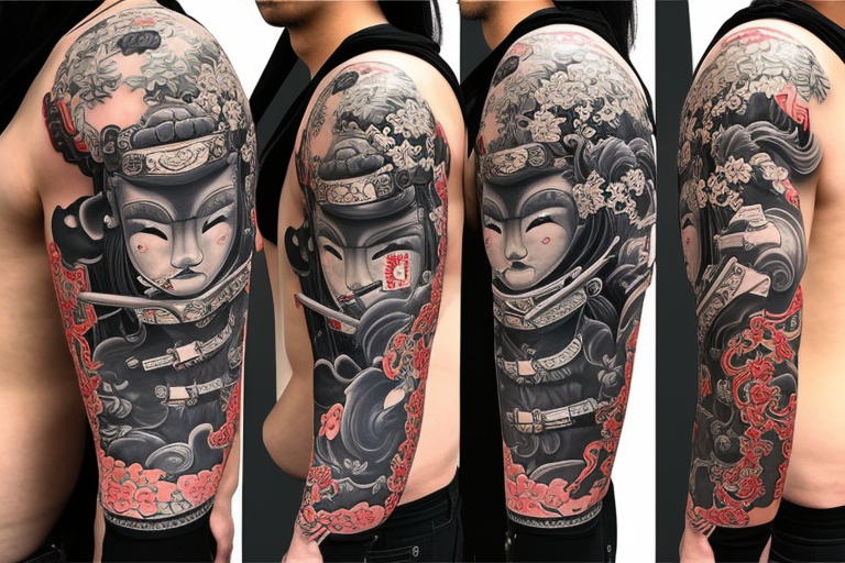 Top more than 170 black kimono tattoo latest