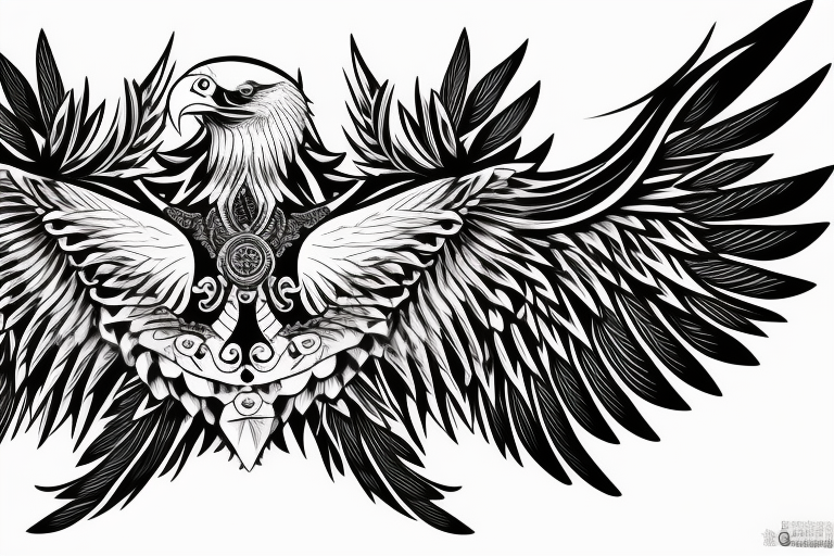 Eagle Eye Tattoo Design' Small Buttons | Spreadshirt