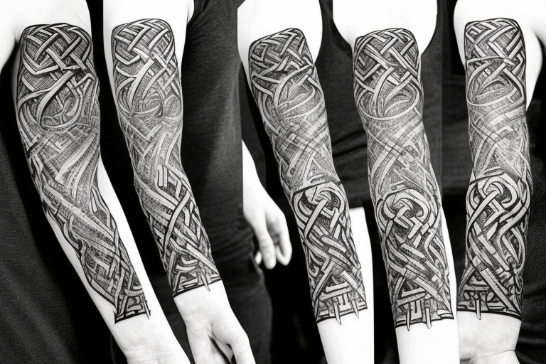 Stave church in Urnes Norway Stone carving style snake viking arm sleeve tattoo idea