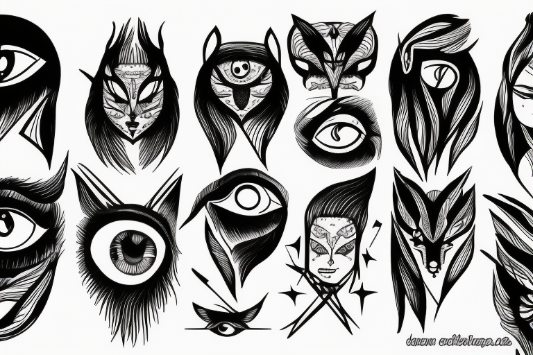 Illustration design angry eye vector graphic. Perfect for stickers, tattoos,  icons 19480997 Vector Art at Vecteezy