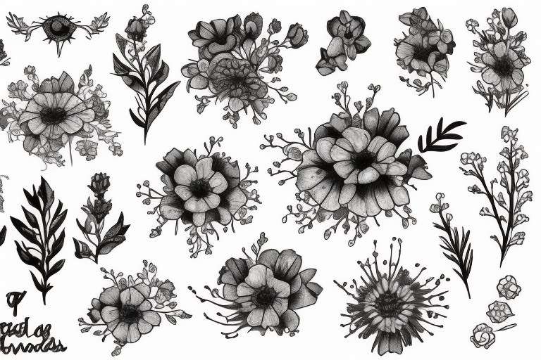 220+ Aster Tattoo Stock Illustrations, Royalty-Free Vector Graphics & Clip  Art - iStock