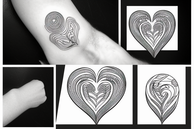 Heart Heartbeat Tattoos - I Love My Dad Tattoo 