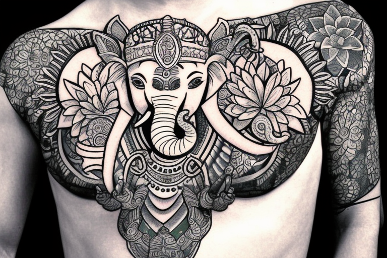 50 Amazing Lord Ganesha Tattoo Designs and Meanings - Tattoo Me Now