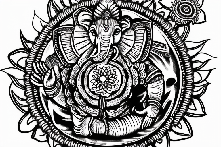 Ganesha tattoo Design by Bhagyesh Rawal Inksane Tattoo Studio | Ganesha  tattoo, Buddha tattoo design, Shiva tattoo design