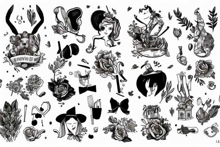 Le chapelier fou de Alice au pays des merveilles tattoo idea