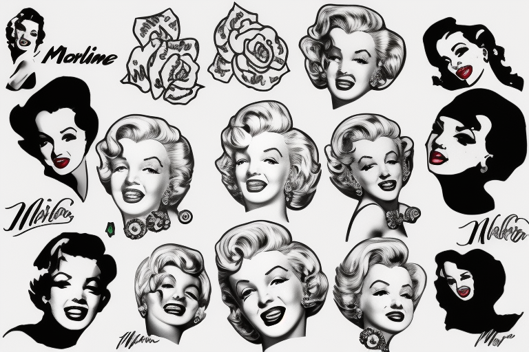 marylin monroe tattoo idea