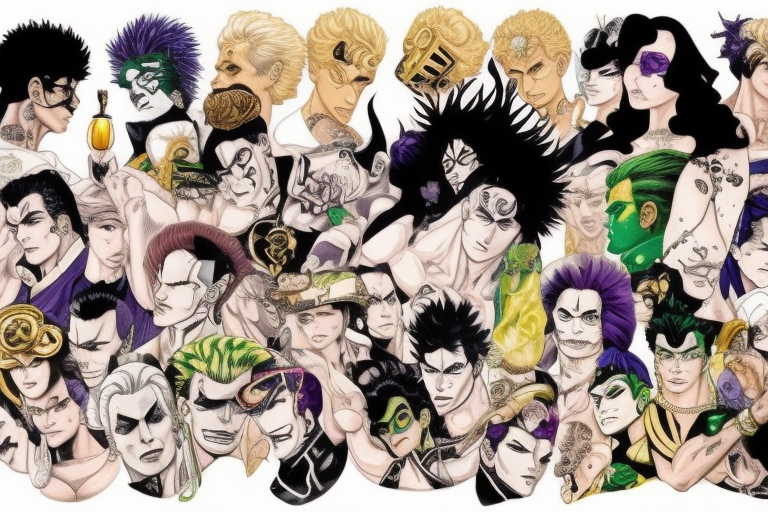 jojo bizarre adventure face tattoo idea