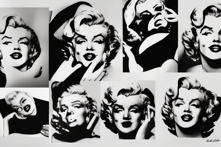 marilyn monroe face on the hand tattoo idea