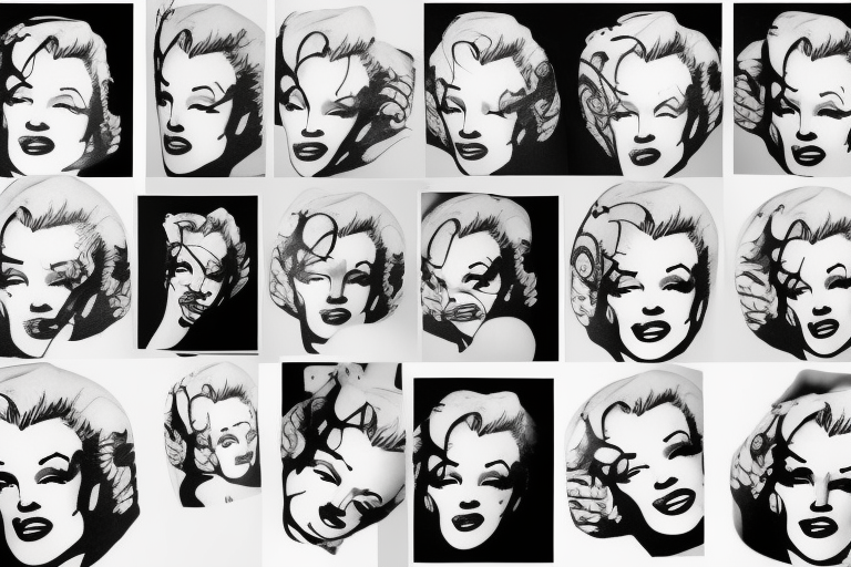 marilyn monroe face on the hand tattoo idea