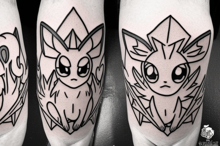 eevee pokemon tattoo idea