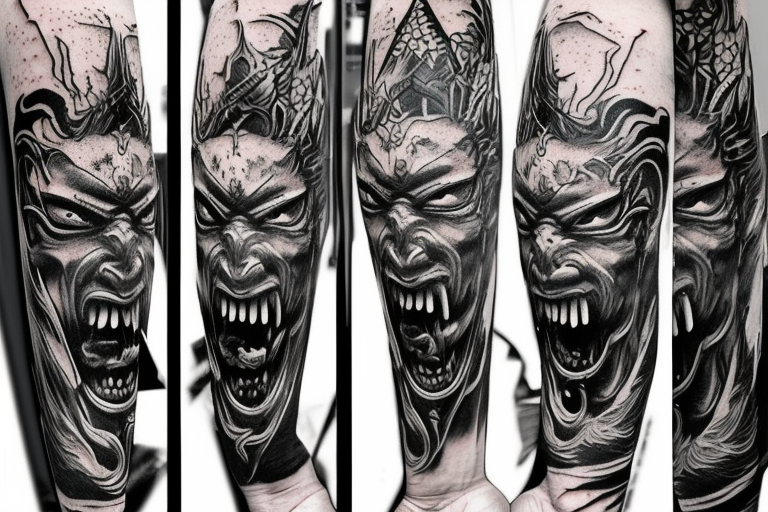 Demon Tattoos - Photos of Works By Pro Tattoo Artists | Demon Tattoos