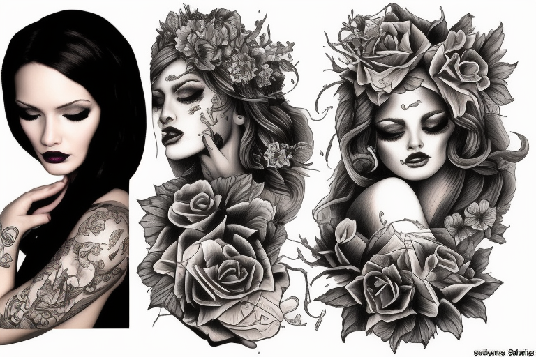 A siren of desire tattoo idea