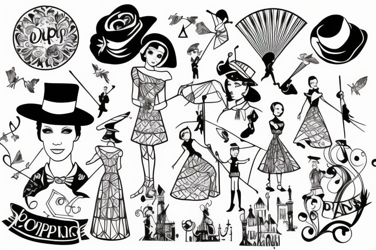 mary poppins tattoo idea