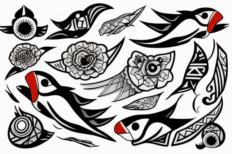 Mr P Beaky. Puffin illustration tattoo. | Tattoos, Inspirational tattoos,  Gorgeous tattoos