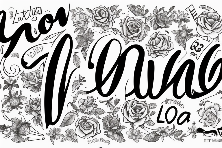 my little girls name Lola tattoo idea