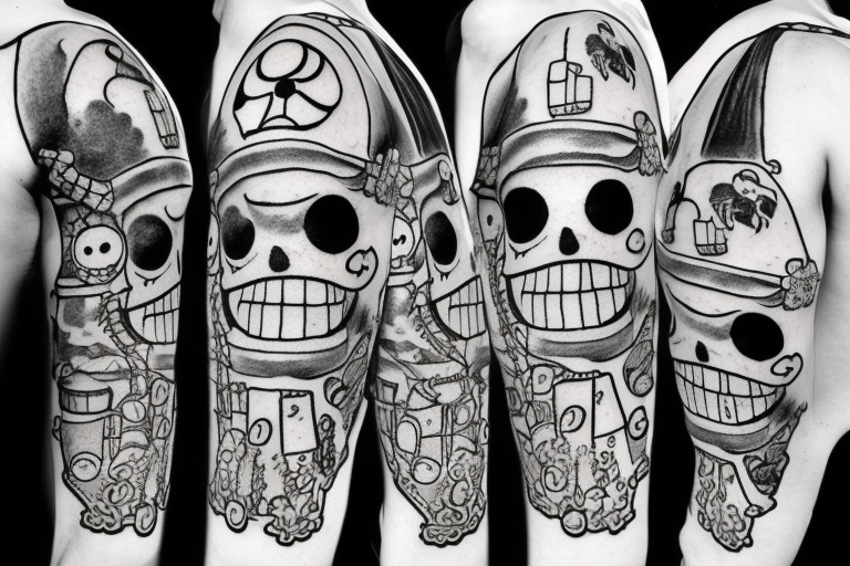 101 Amazing One Piece Tattoo Ideas You Will Love! | One piece tattoos, Pieces  tattoo, Small tattoos for guys