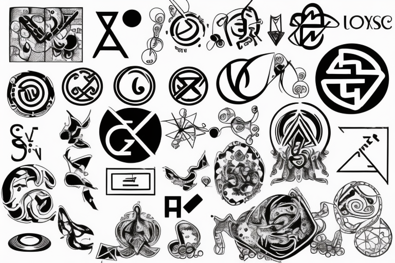 Greater Than or Equal To Math Symbol Temporary Tattoo Water Resistant Set |  eBay