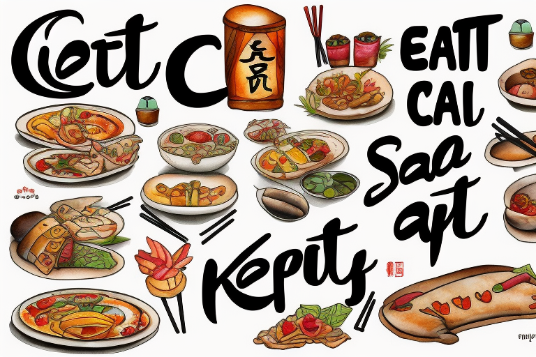 eat, sleep, chi, repeat. asian tappas a la carte resturant, chi resturant. tattoo idea