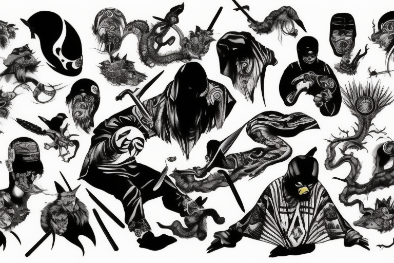 Liquid Swords Wu-Tang tattoo idea