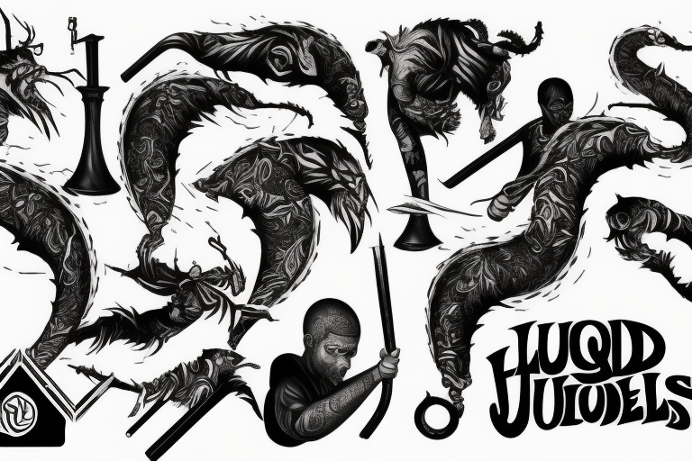 Liquid Swords tattoo idea