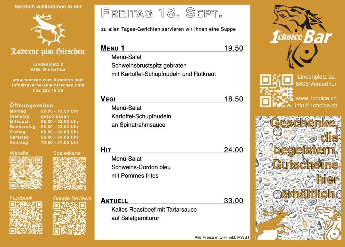 Tagesmenu