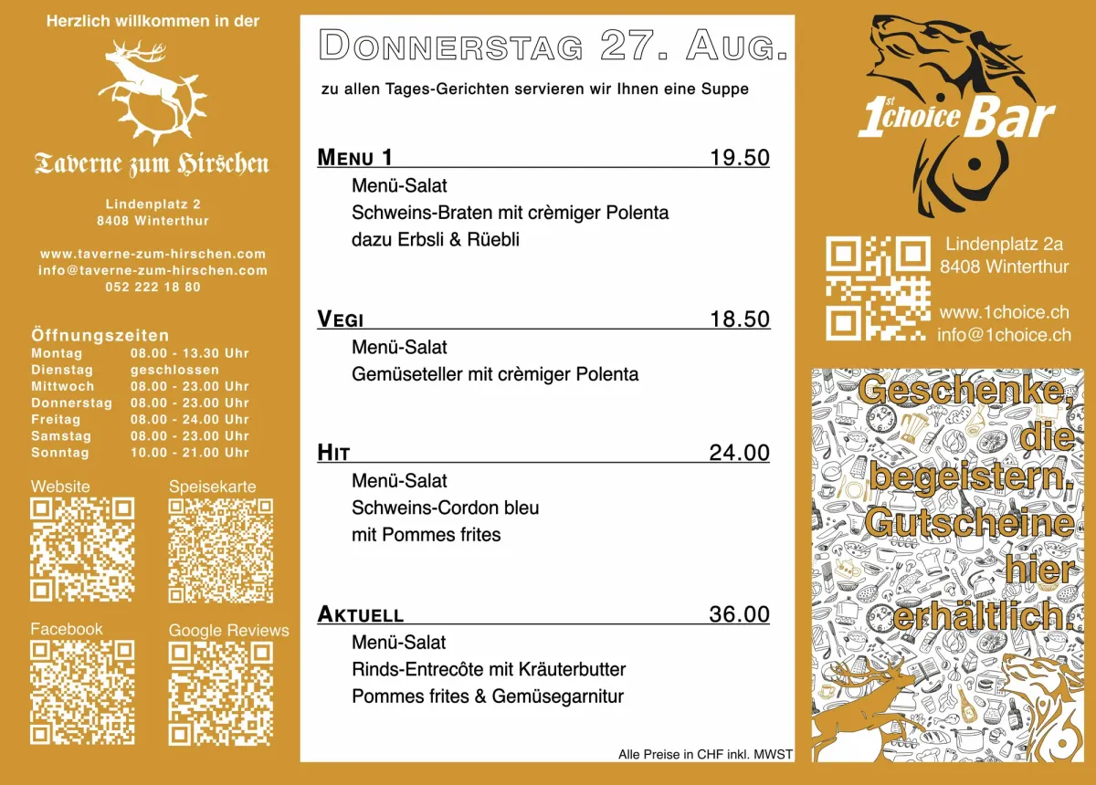 Tagesmenu