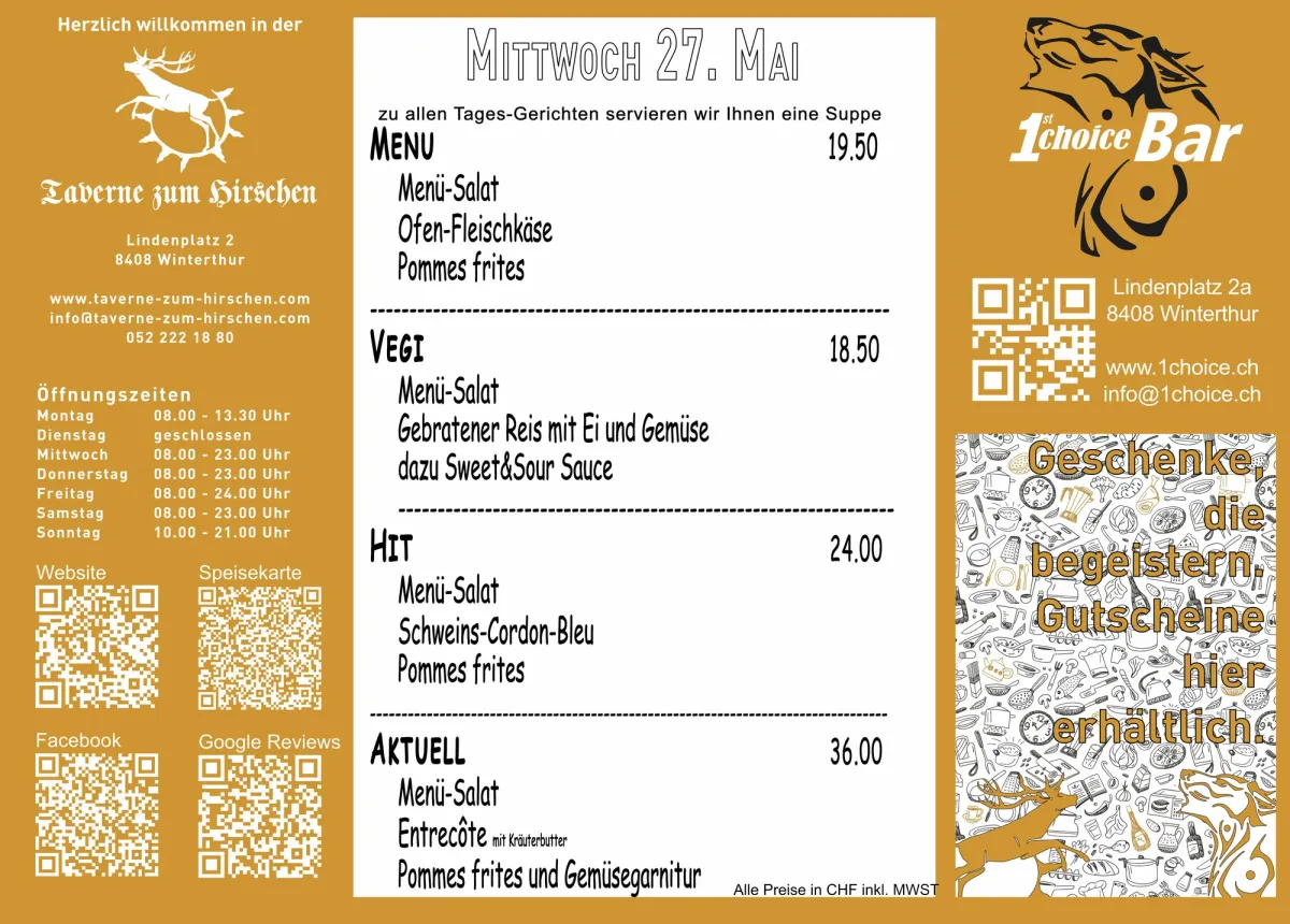 Tagesmenu