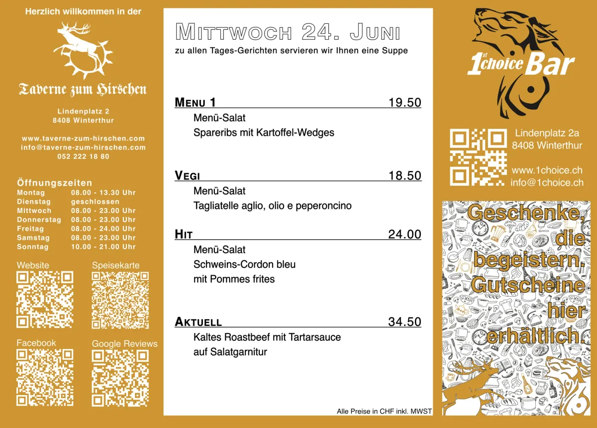 Tagesmenu