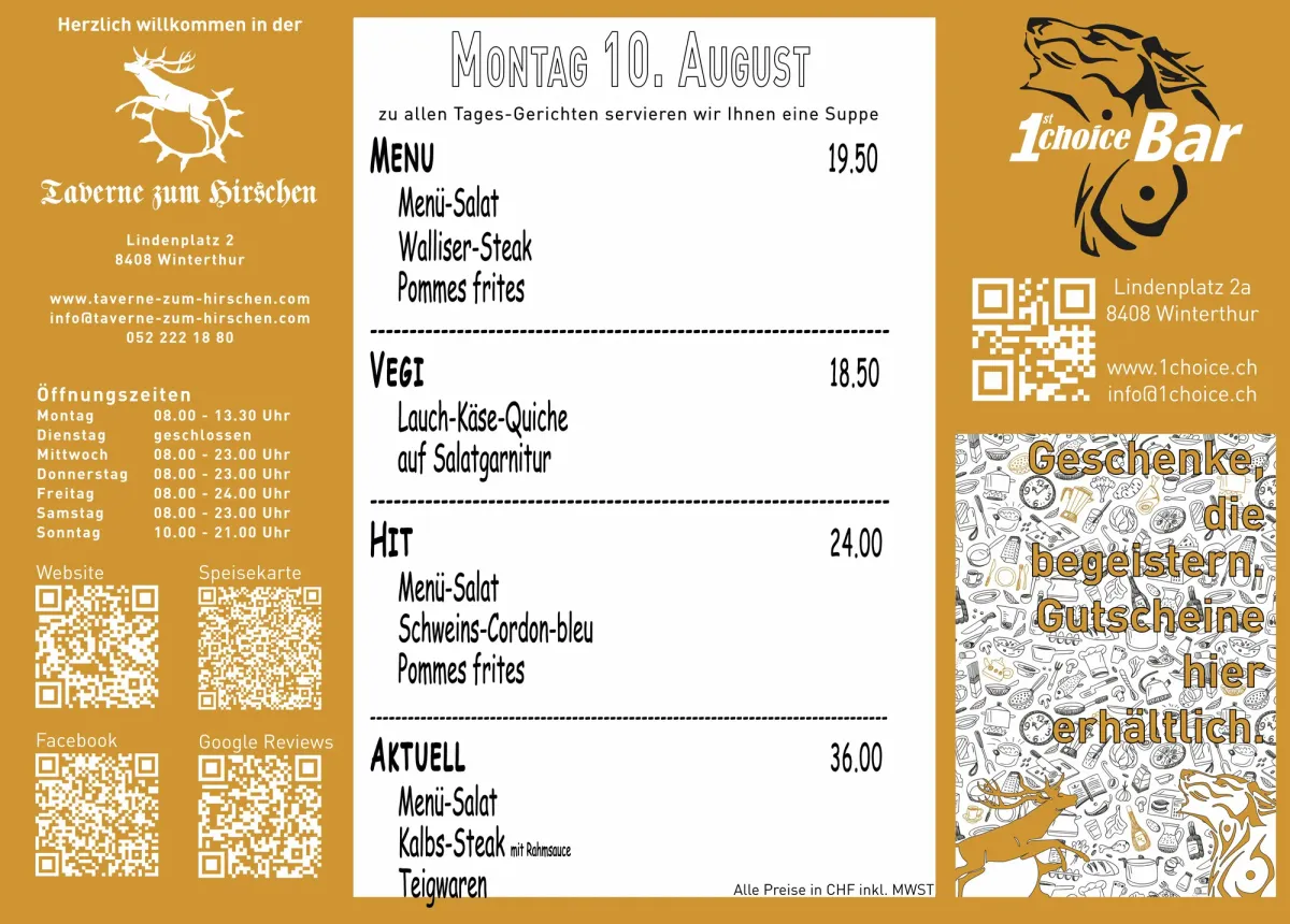 Tagesmenu