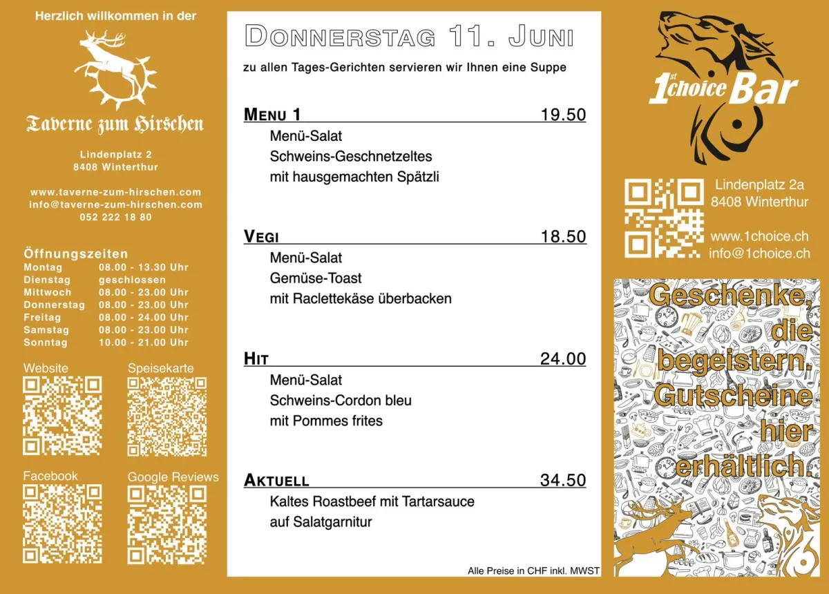 Tagesmenu