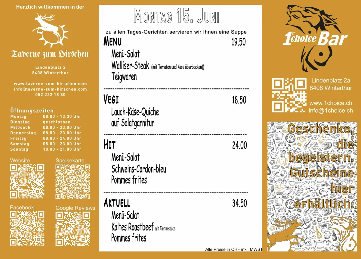 Tagesmenu