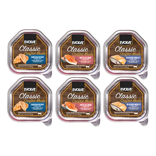 Evolve Classic Crafted Meals Alimento Húmedo Súper Premium para Gatos