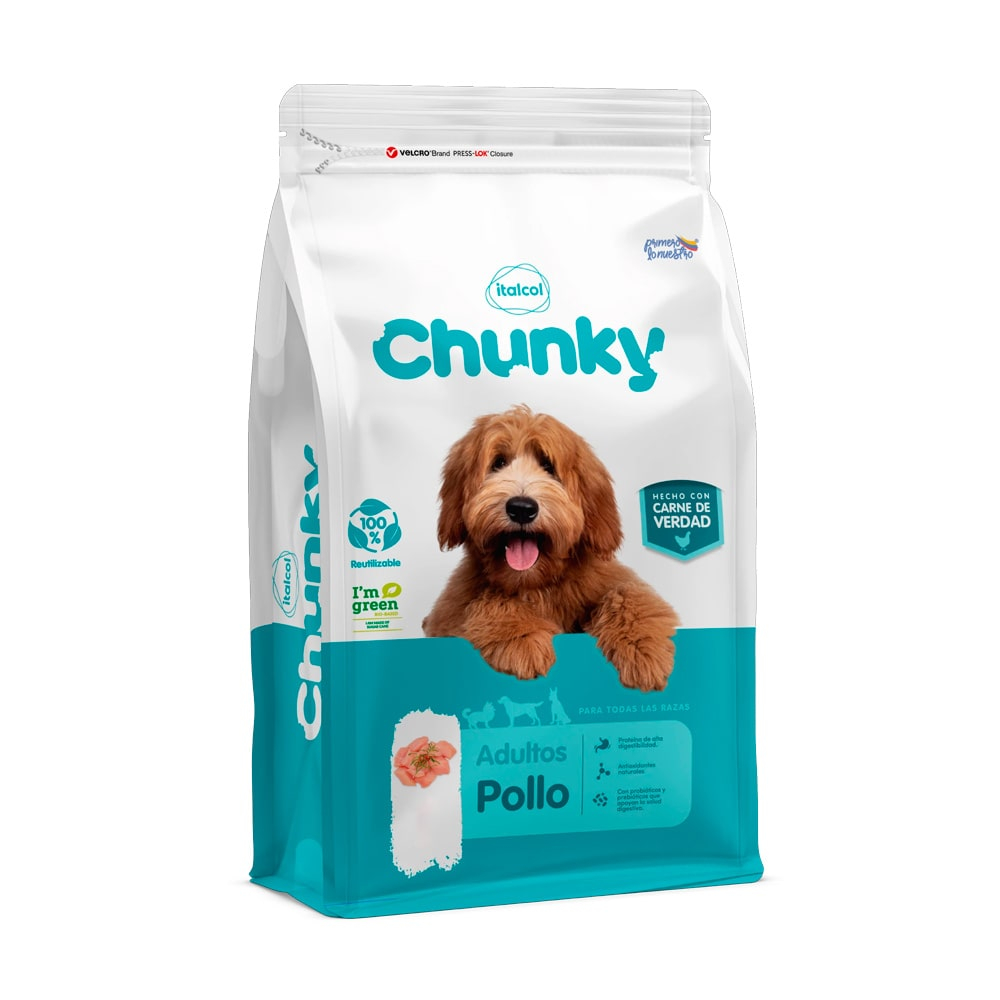 Chunky Alimento Seco para Perros Adultos Sabor Pollo Todas las Razas