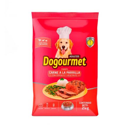 Dogourmet Alimento Seco Sabor Carne a la Parrilla con Cereales y Vegetales Adultos - Imagen 1 de 1