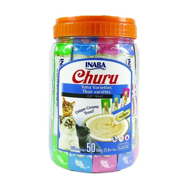 Inaba Churu Snack Cremoso para Gatos x50 Tubos