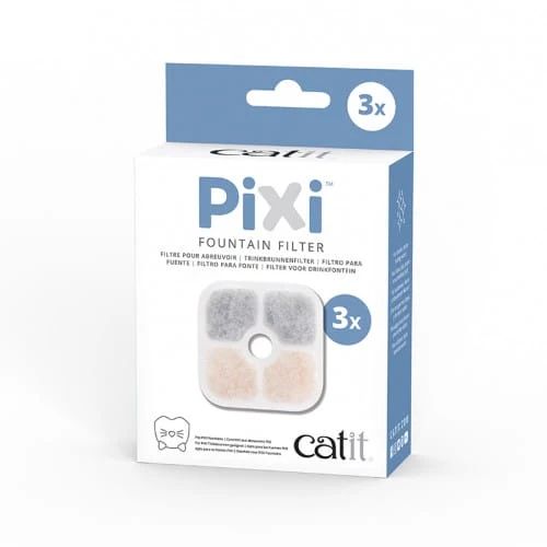 Catit Pixi Filtros de Repuesto para Fuente de Agua (3 unidades)