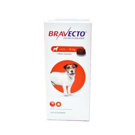 Bravecto Tableta Masticable Antipulgas para Perros 4.5 a 10 kg - Imagen 1 de 1