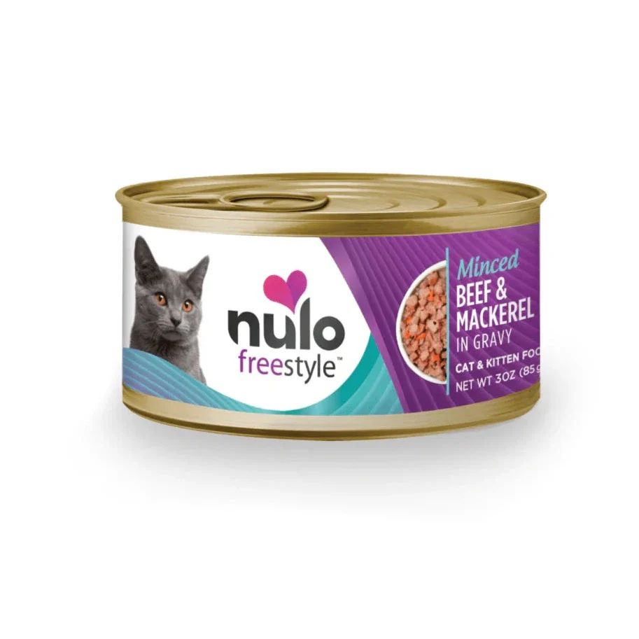 Nulo Alimento Húmedo Minced Beef & Mackerel in Gravy para Gatos y Gatitos