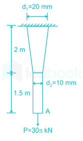 12 EXAMPLE Stress a cross-section a solid in equilibrium Example: A 20 Kg  load is suspended by a wire of cross section 0.4 mm2. What is the stress  produced in N/m² ?