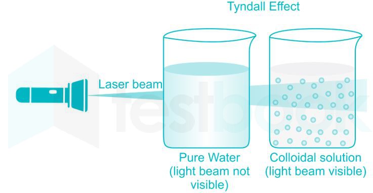 scattering of light in water