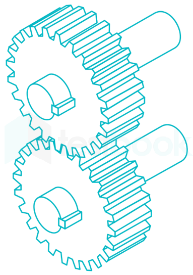 In spur gears, the profile is